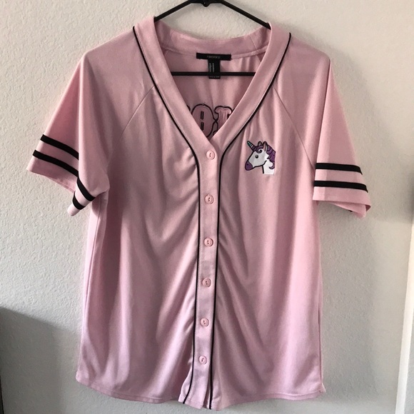 Cute Unicorn 🦄 button down girly jersey - Picture 1 of 3